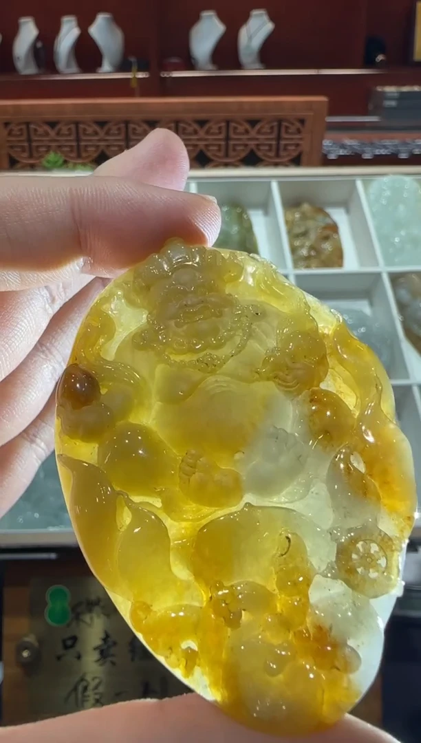 未镶嵌挂件翡翠A货翡翠多样性孤品