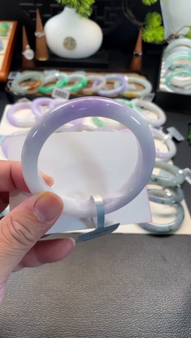 未镶嵌手镯翡翠₍****y24号链接 有纹裂 61