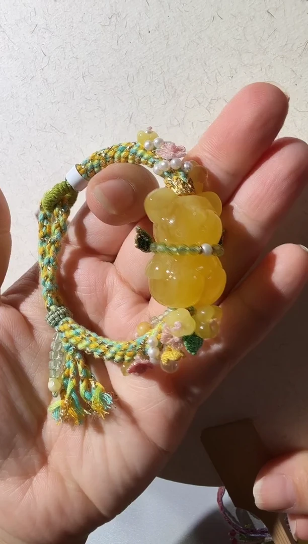 【闪购商品】蜜蜡手链未镶嵌蜜蜡小熊手链