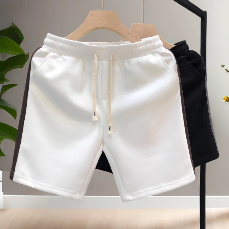 抽绳休闲裤2025新款潮牌短裤潮流夏季百搭休闲短裤轻奢高端五分裤