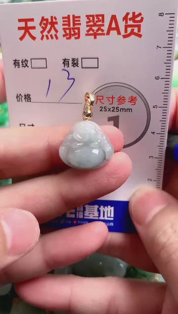 翡翠未镶嵌颈饰24000589