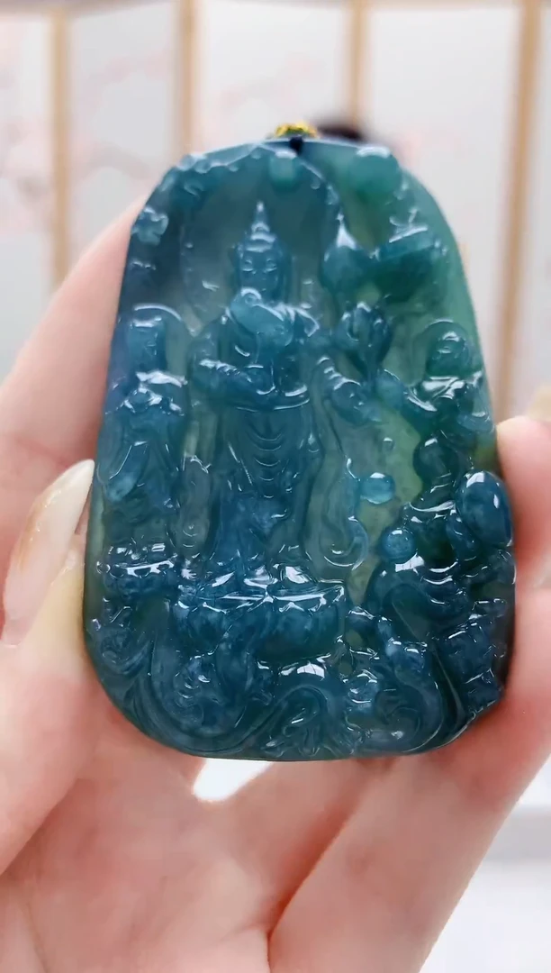 未镶嵌定制翡翠5160jw-毛货挂件57