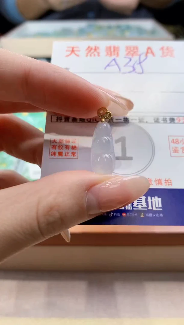 颈饰未镶嵌翡翠天然翡翠挂件