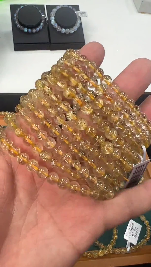 【闪购商品】水晶手链未镶嵌匝40 ck4359约6mm多样性发一件