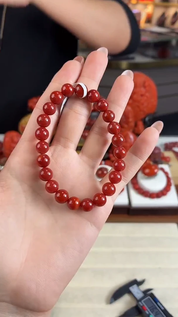未镶嵌瓦西jh手串8+南红玛瑙bb