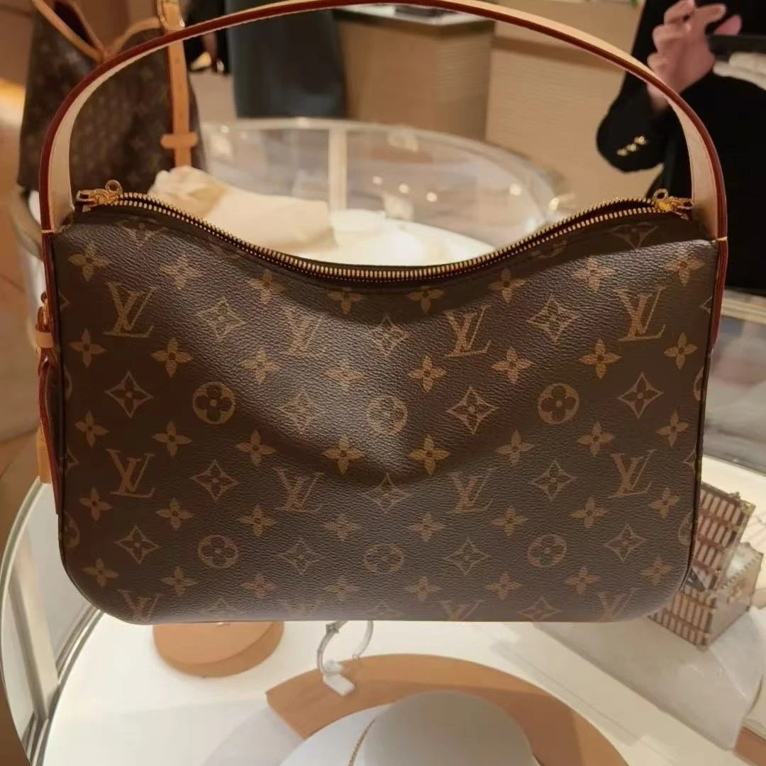 95新 LouisVuitton/路易威登 坤球奢选lv小号slouchy手提包