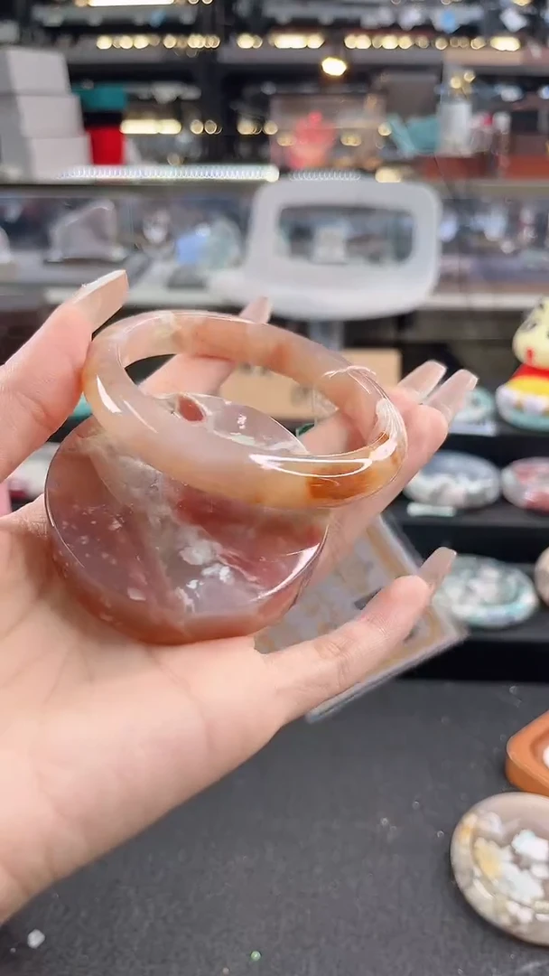 未镶嵌手镯石英质玉61圈口（赠品镯心）6864027