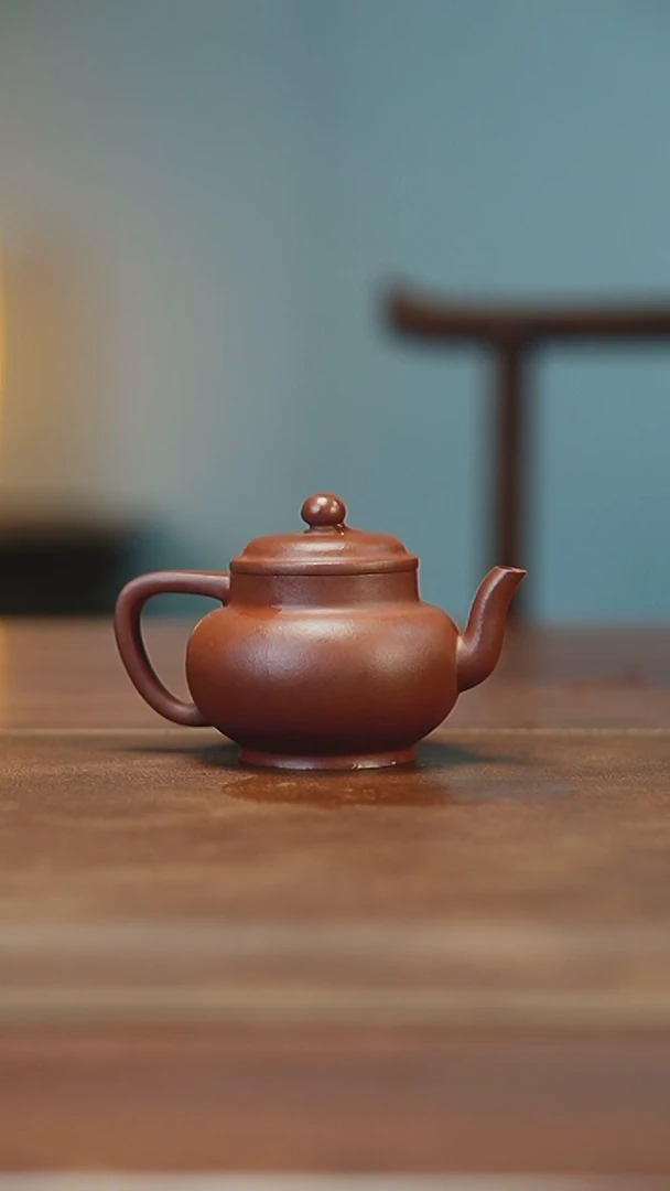 茶壶紫砂春水堂高瓢半手工135CC小煤窑生砂