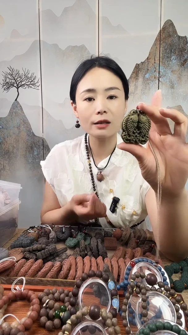 泥塑无上清凉双鱼福字牌