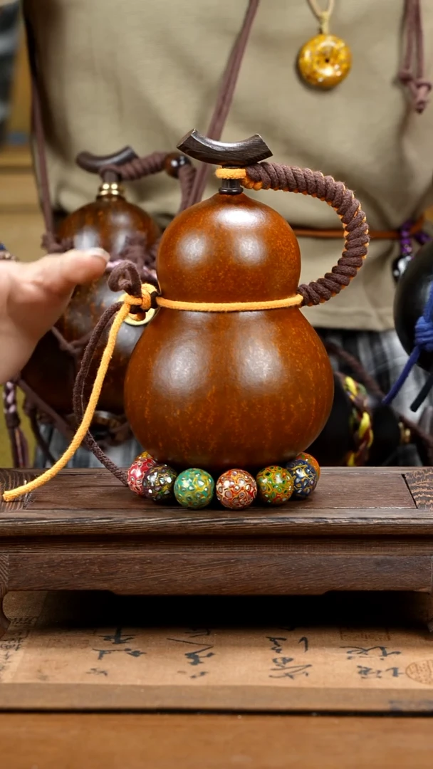 XG019大漆酒葫芦不包手串(开播福利）