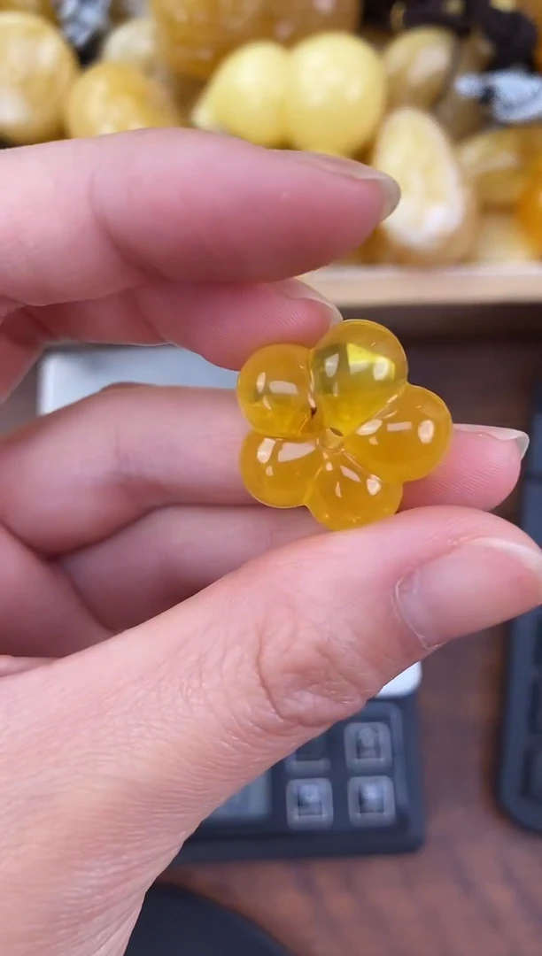 裸石琥珀未镶嵌天然琥珀蜜蜡