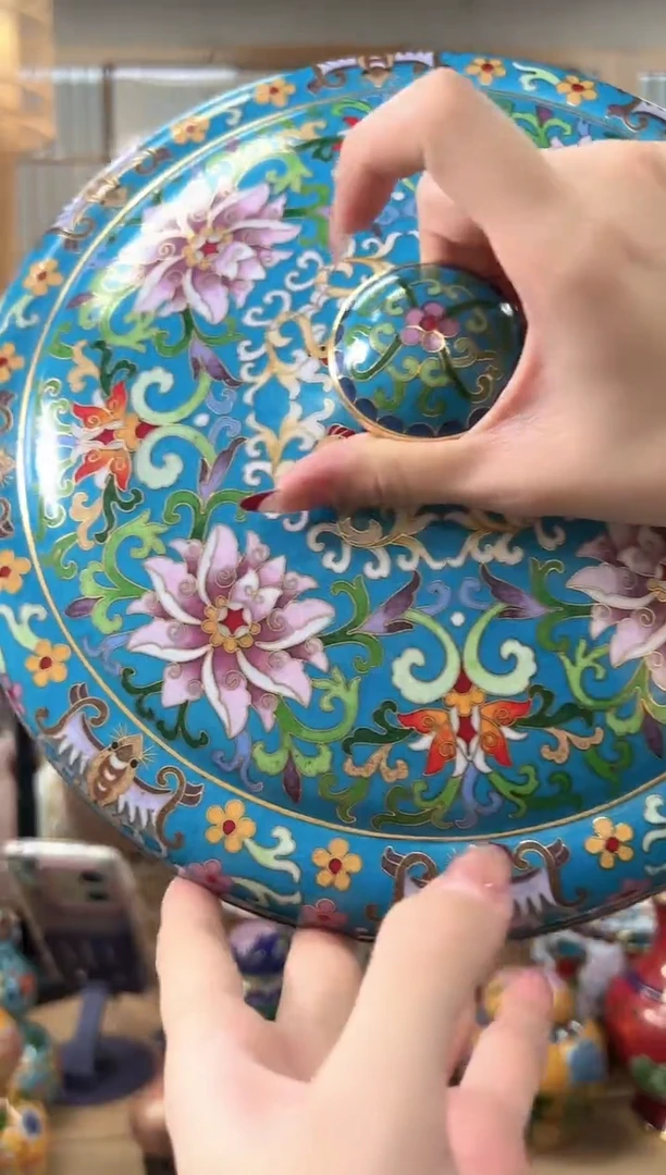 【闪购商品】JTPH001景泰蓝实地超大号精品青蓝