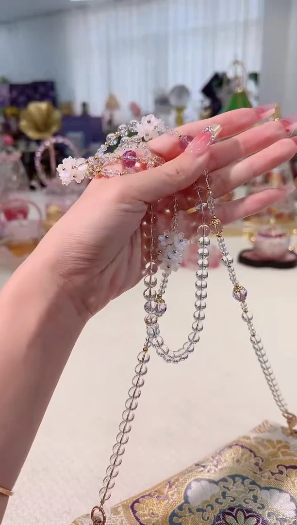 白水晶包链如图 ---