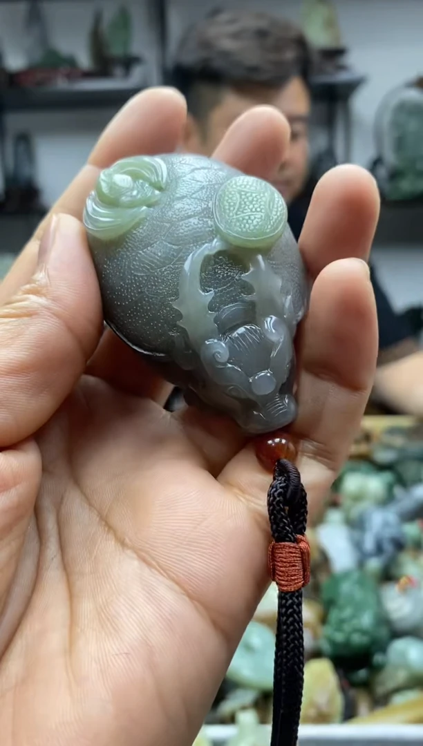 和田玉未镶嵌把件1