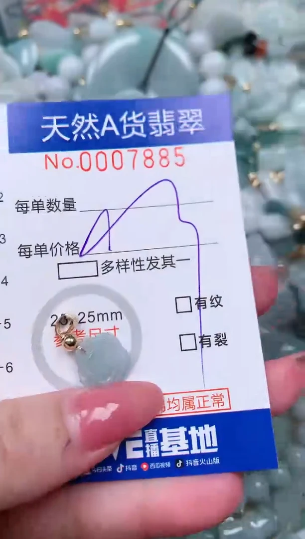 【闪购商品】翡翠颈饰未镶嵌00007885