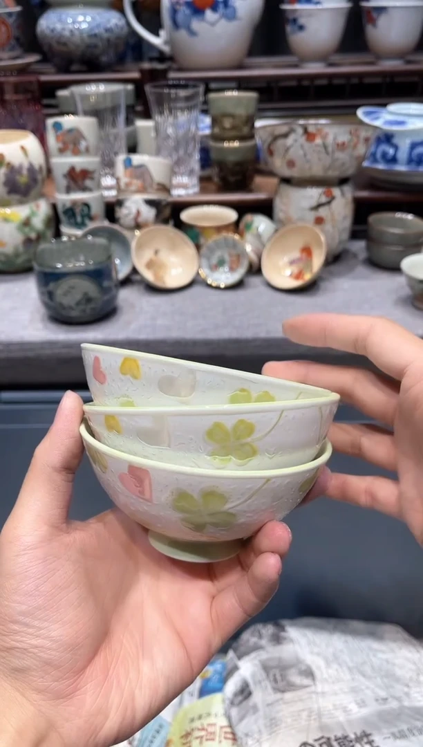 瓷片全新彩绘小碗