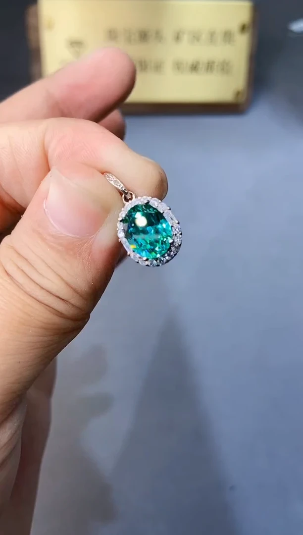 【闪购商品】托帕石颈饰银S925镶嵌354