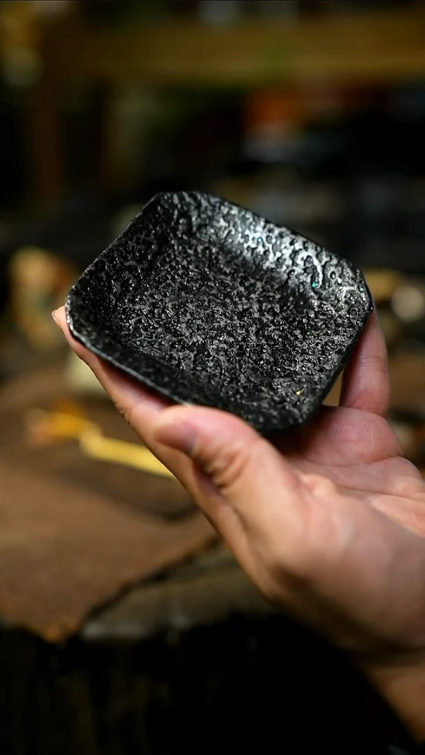 嘿*泡原创手作大漆茶盘