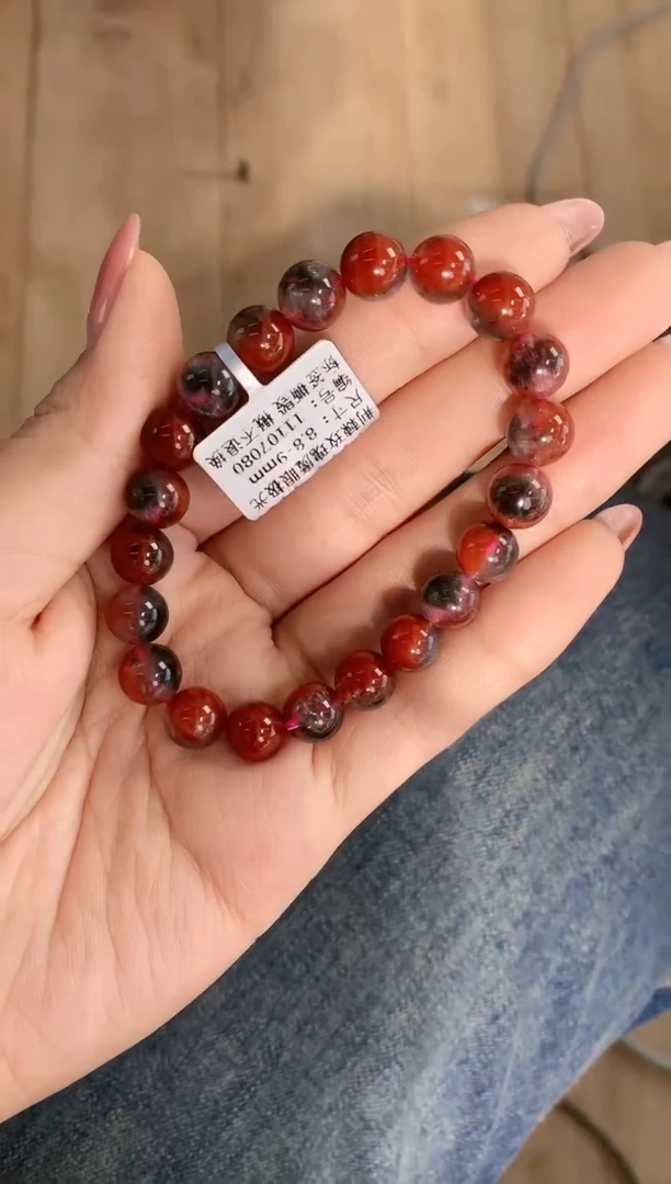 【闪购商品】水晶手链未镶嵌9mm荆棘玫瑰极光手链