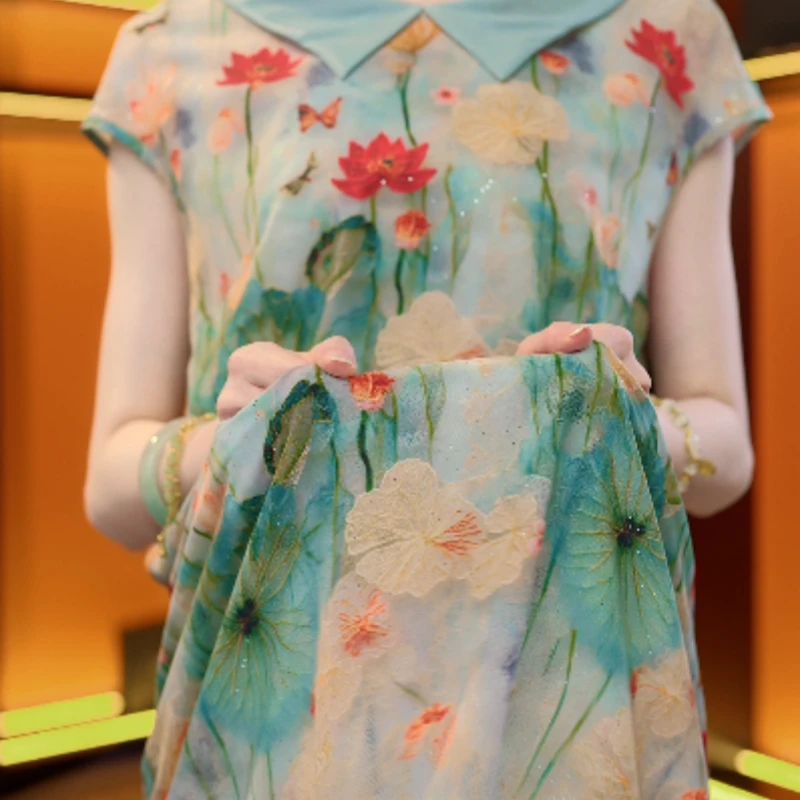 2025年法式高级显瘦定制连衣裙夏季新款【X4224】-喵喵