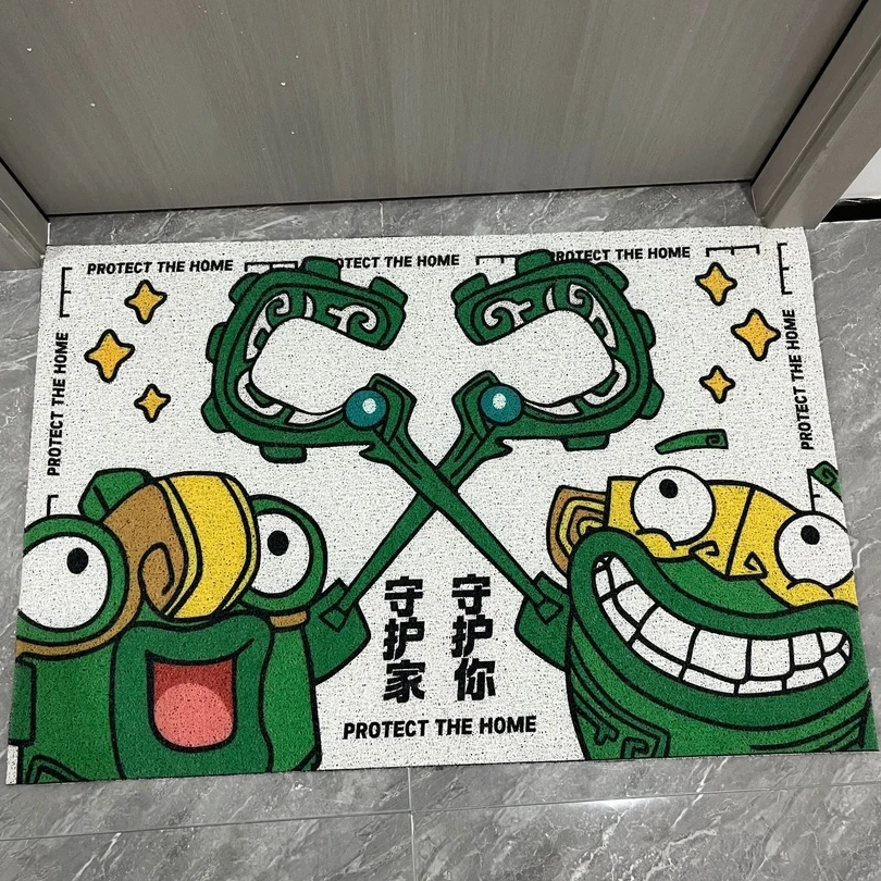【易运】哪吒卡通入门地垫丝圈地垫玄关防滑室内门室内室外客厅卧室