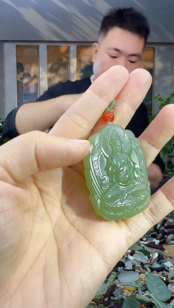 未镶嵌和田玉挂件拍一发一