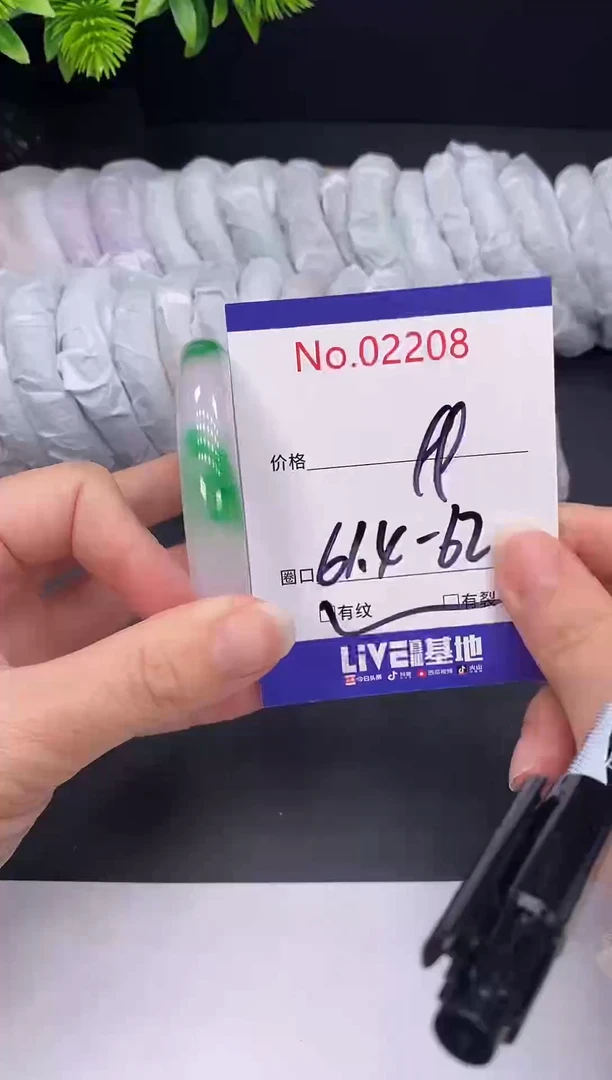 未镶嵌手镯翡翠2208