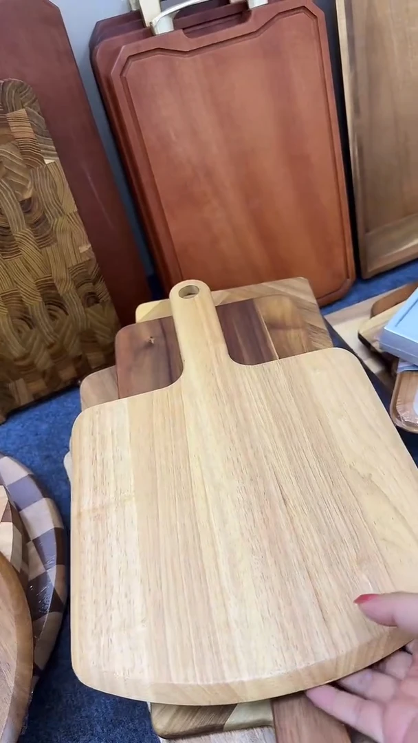 闪购木制品  橡胶木牛排板