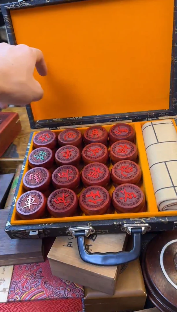 黄花梨/降香黄檀周总精选专属链接啊啊啊 花梨象棋一套