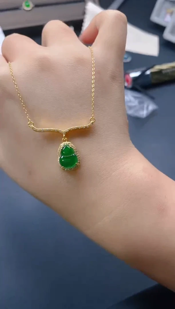 翡翠戒指银S925镶嵌1212