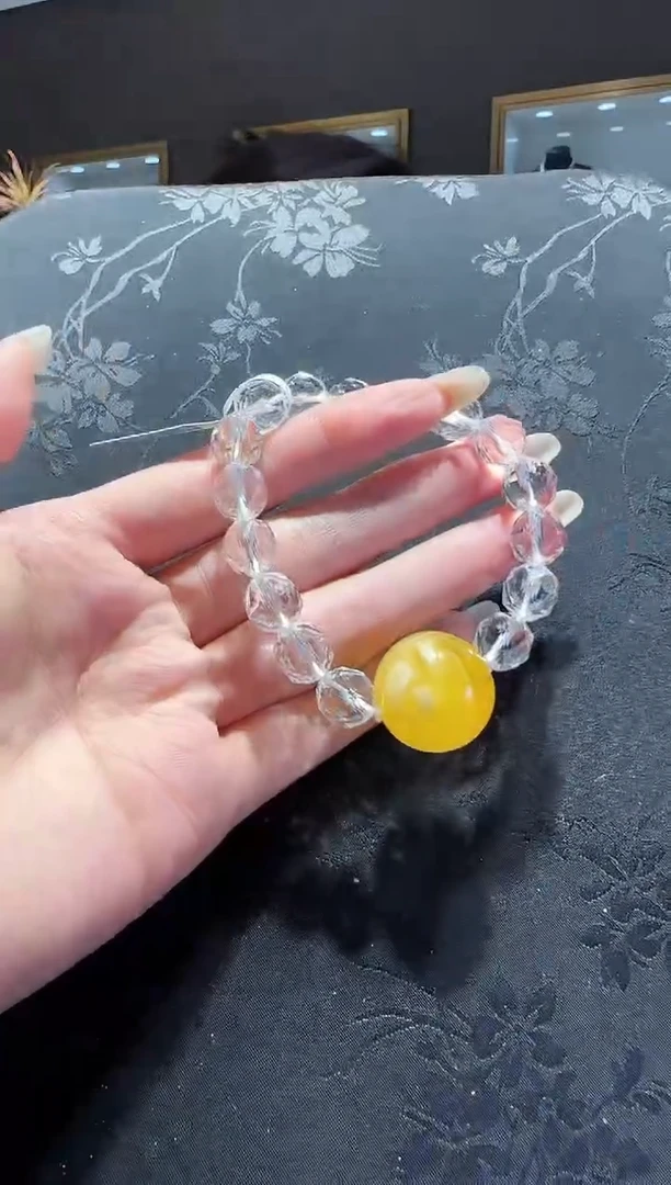 【闪购商品】水晶手串未镶嵌白水晶手串设计款