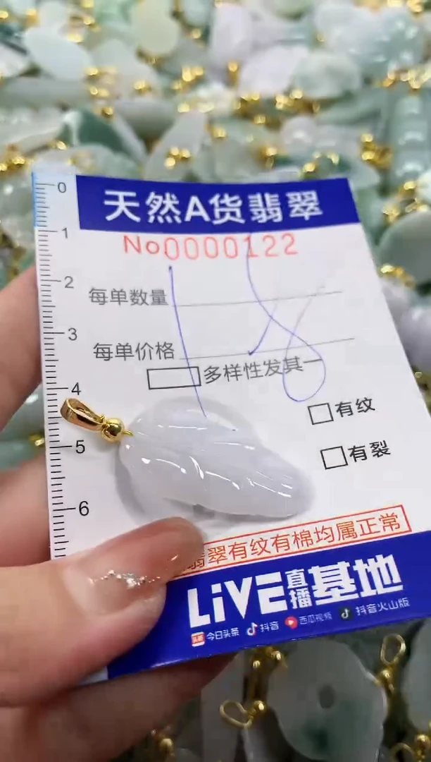 颈饰未镶嵌翡翠天然A货翡翠