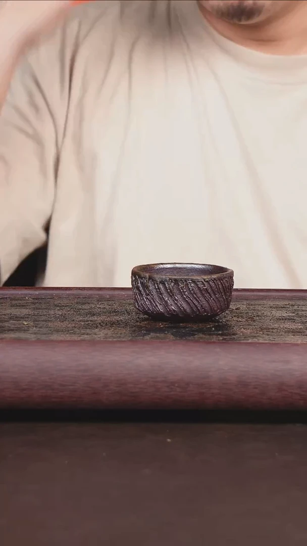 茶壶紫砂柴烧 普洱杯