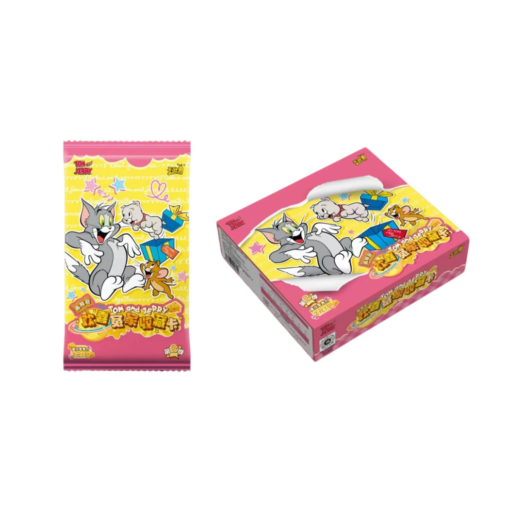 【Tom and Jerry】(12345)卡游猫和老鼠追趣包2弹系列收藏卡牌
