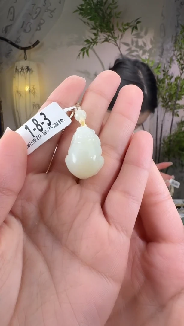 和田玉未镶嵌颈饰貔貅 3