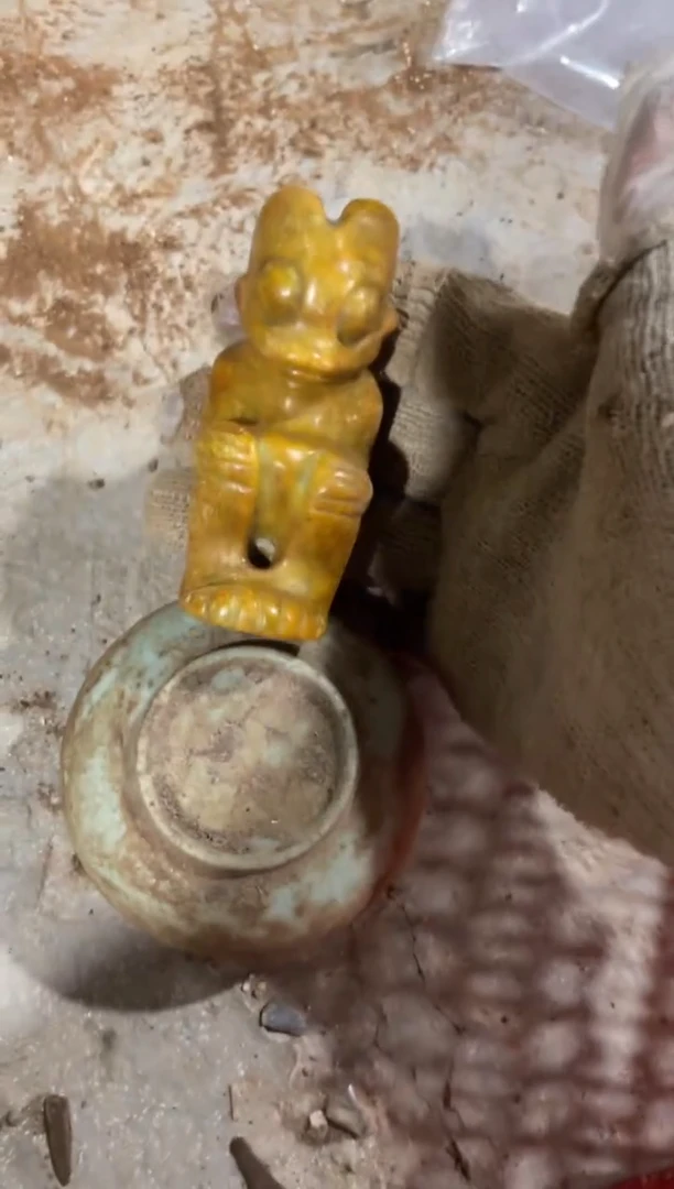瓷片手工，手绘，陶瓷