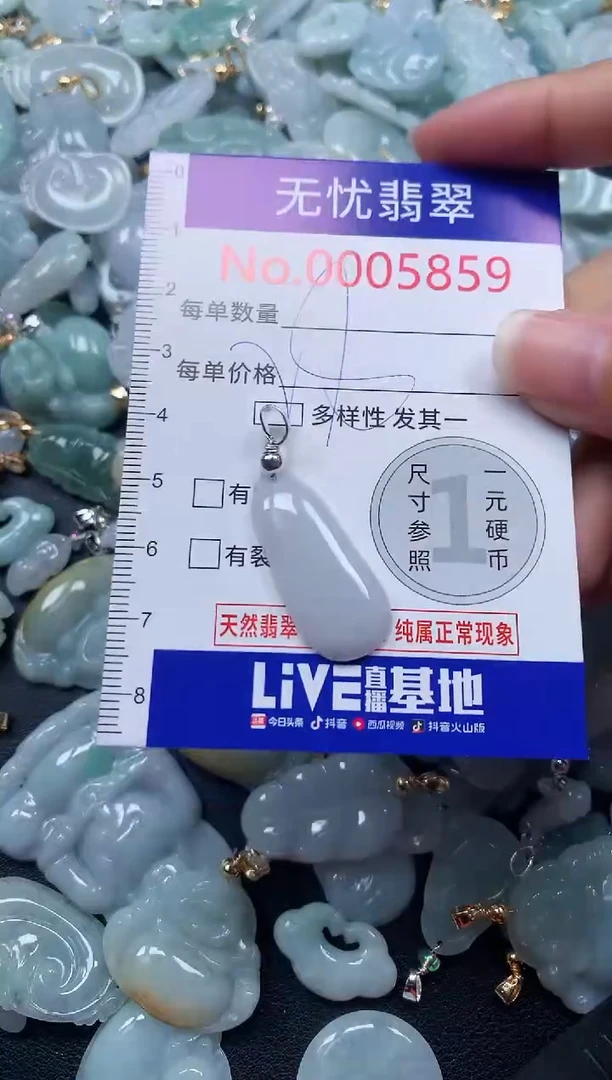 颈饰未镶嵌翡翠5859