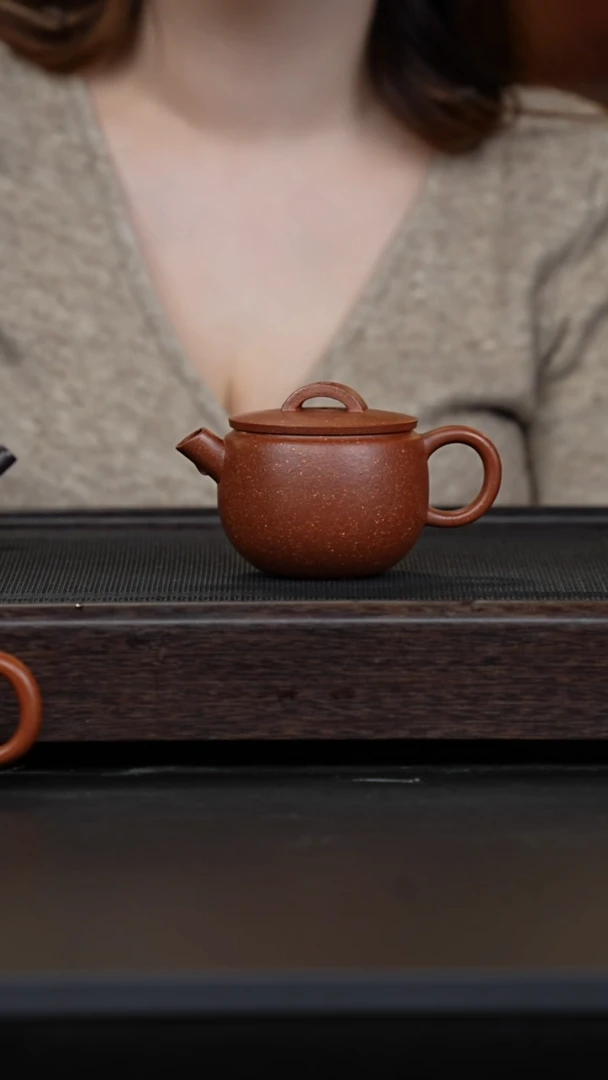 【闪购商品】紫砂茶壶红降坡瓦当