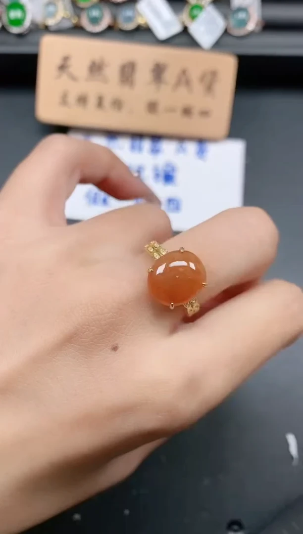 银S925镶嵌戒指翡翠11111
