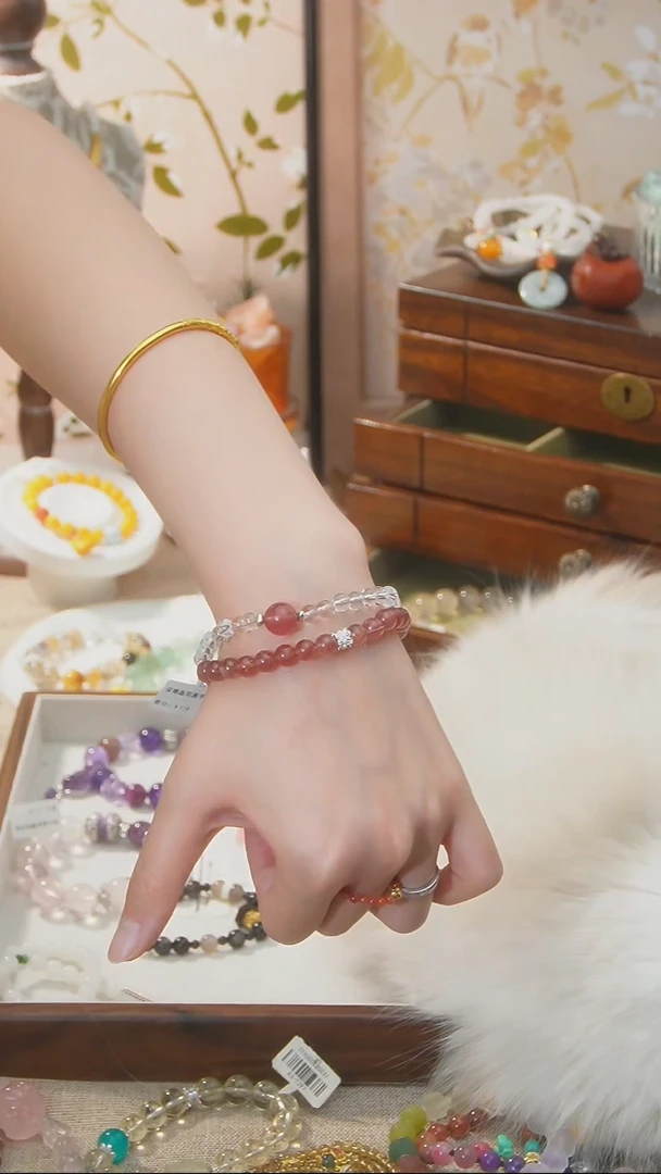 【闪购商品】水晶手链未镶嵌颜色微差多样性发货发其一