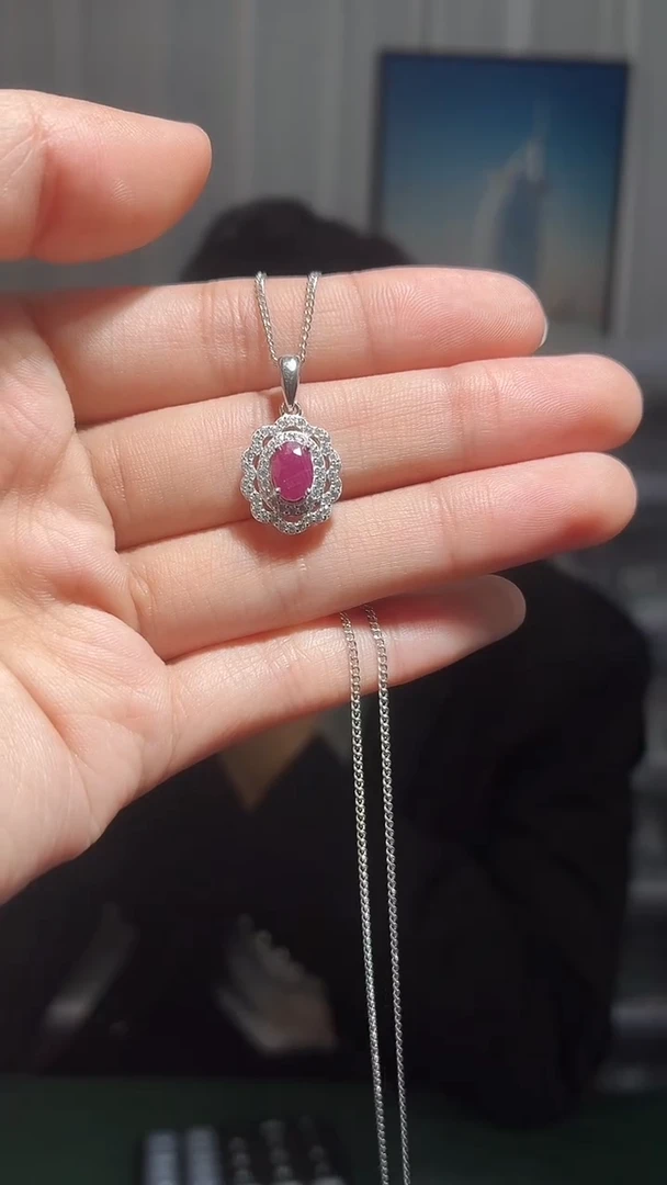 银S925镶嵌其他红宝石（扎德严选）