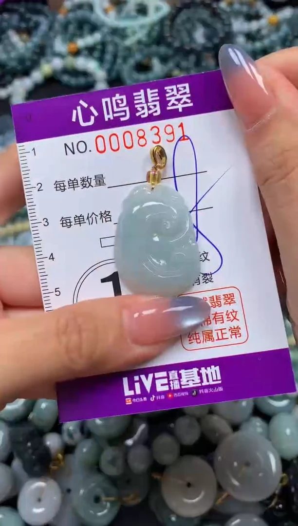 颈饰未镶嵌翡翠闪购008391