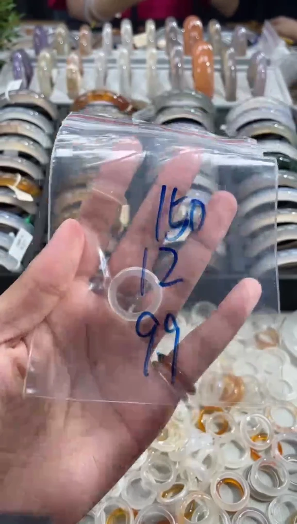 玛瑙/玉髓戒指未镶嵌150