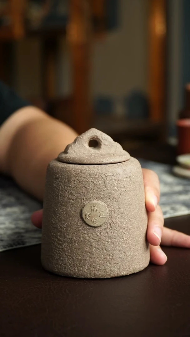 茶杯紫砂29号宜兴紫砂原矿作品茶叶罐