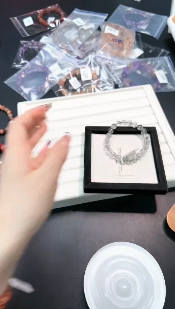 【闪购商品】水晶手串未镶嵌49o多样性发其一/1条默认微瑕