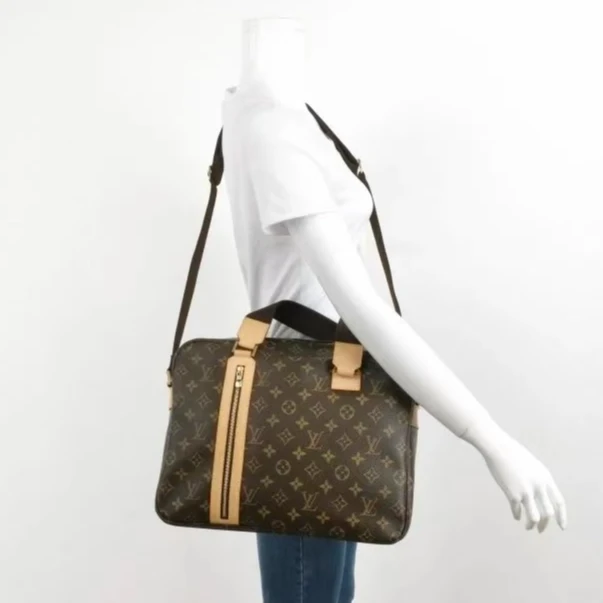 95新 LouisVuitton/路易威登 修复品 LV老花手提单肩包公文电脑包