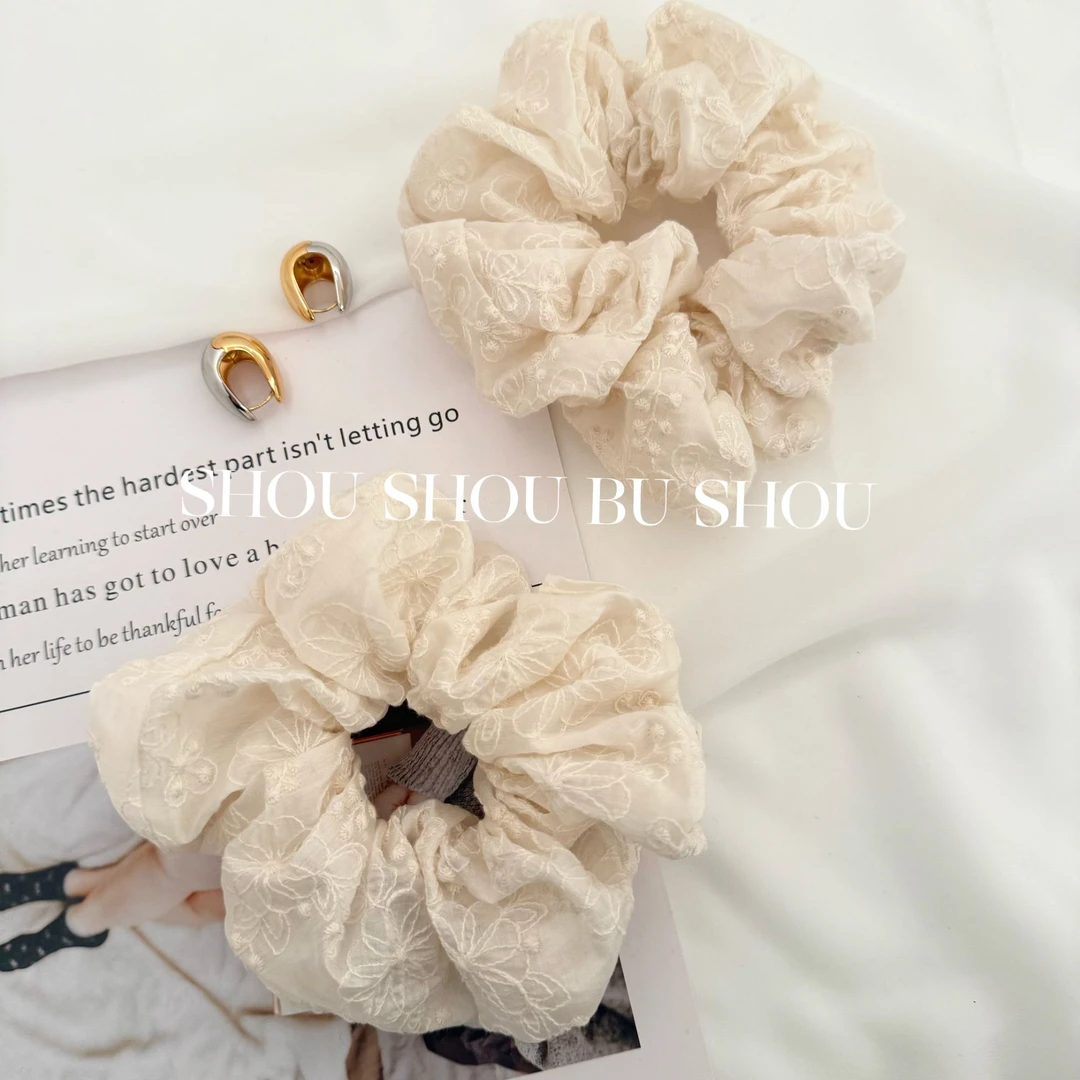 【瘦瘦】日韩发绳超仙文艺森系韩版发圈女简约百搭气质甜美大肠发圈