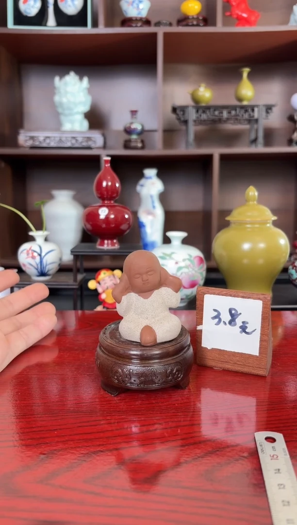 摆件瓷12.27晚微瑕小花瓶摆件