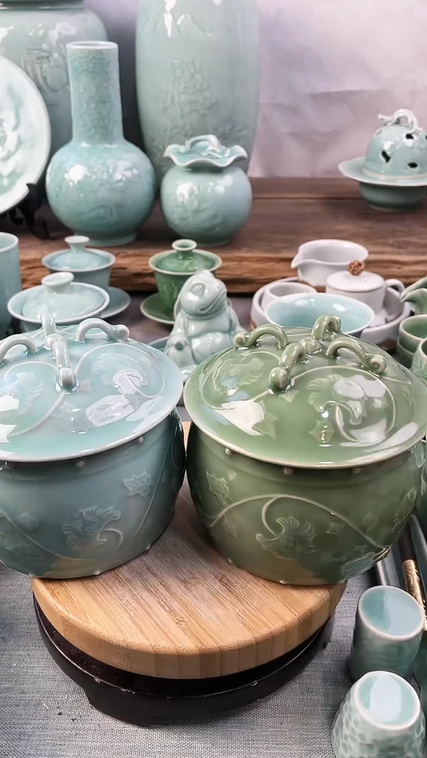 【闪购商品】2个 特价 微瑕 慧仙青瓷 福利福利