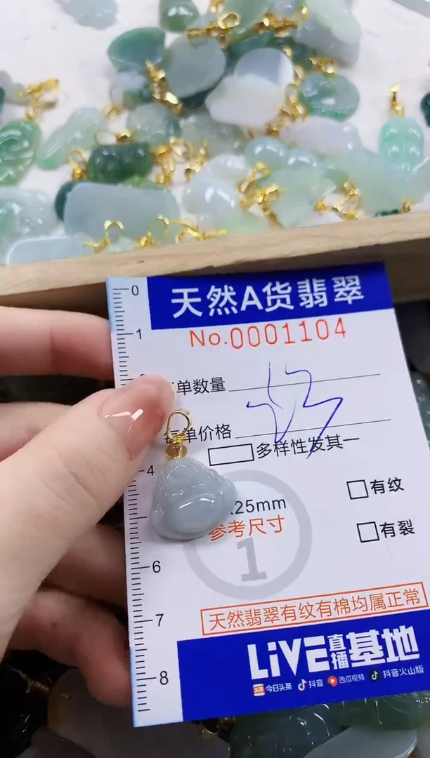 颈饰未镶嵌翡翠天然A货翡翠